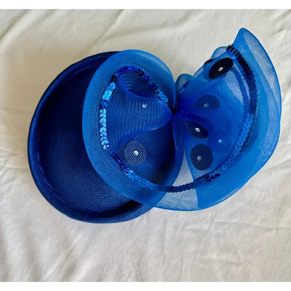 Anita Pineault Royal Blue Fascinator Hat